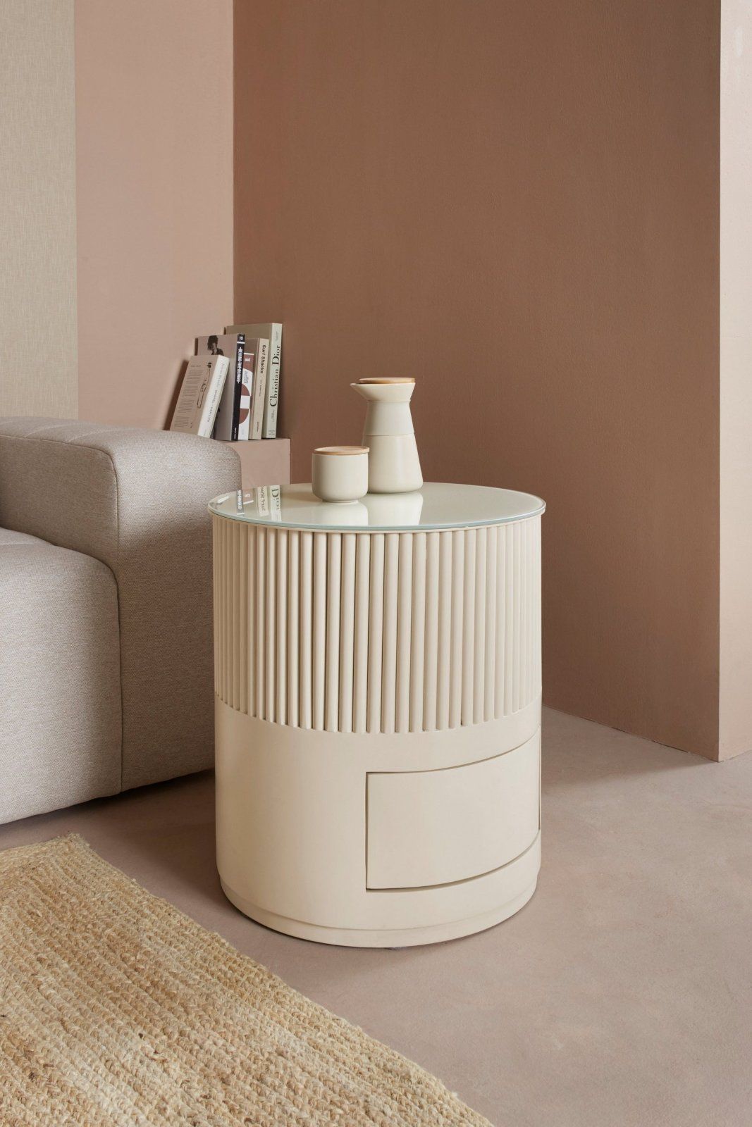 LeGer Home by Lena Gercke Beistelltisch Novalee,mit Schublade