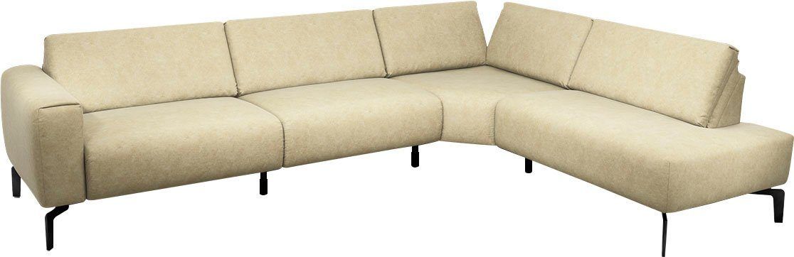 Sensoo Ecksofa »Cosy1« in naturel sambia und Luxus-Mikrofaser Bezug