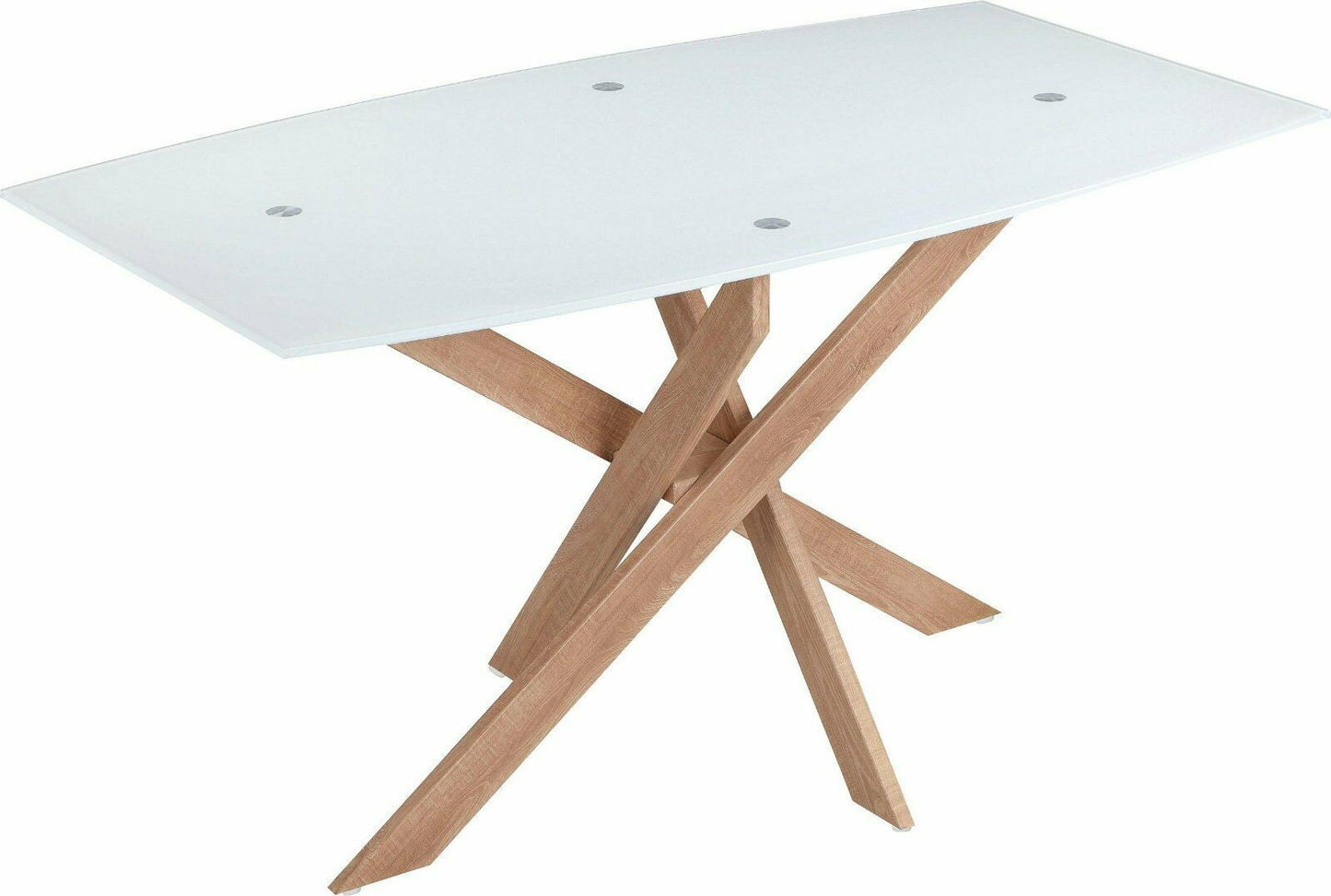 INOSIGN Esstisch »Kairi« 140cm Natur/Weiß | Natur | Marmoroptik