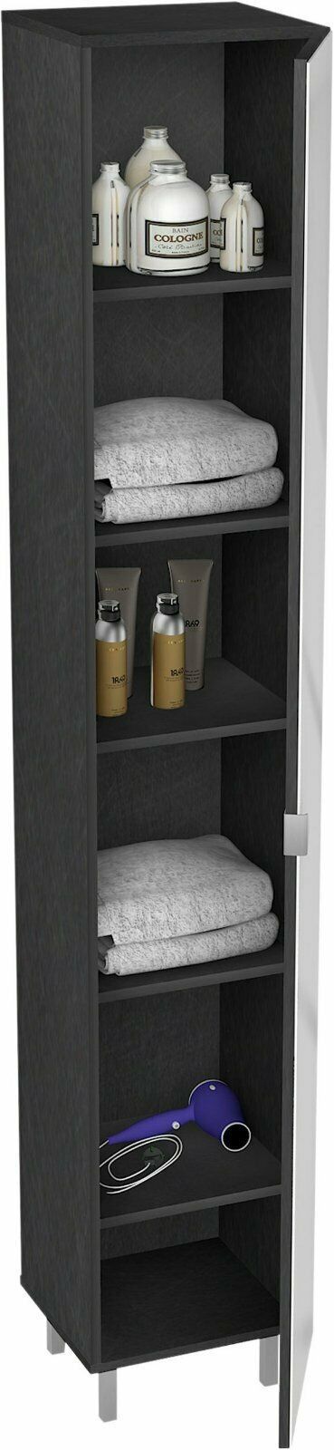 Hochschrank »Tarragona« mit Spiegeltür in der Farbe matera