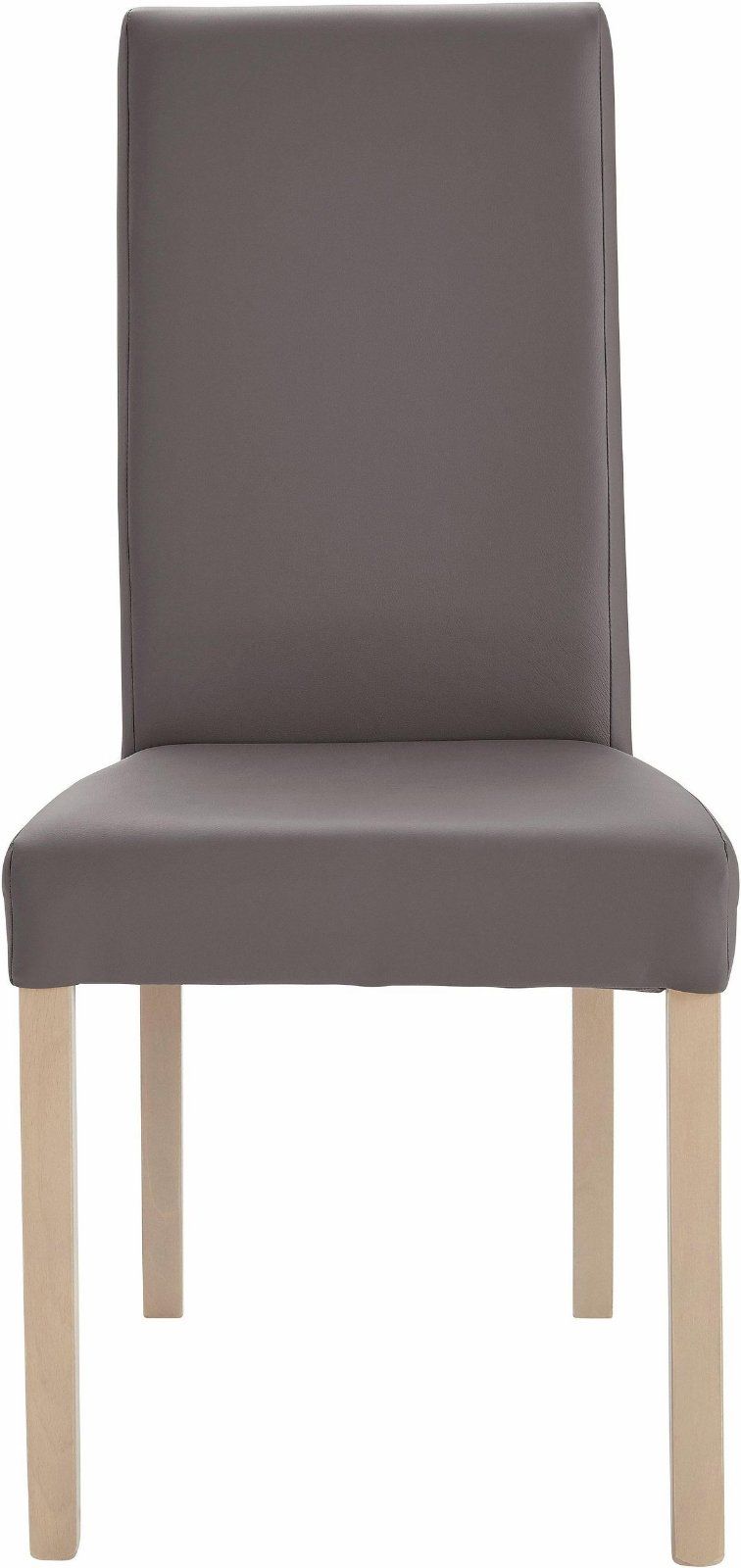 my home 4-Fußstuhl »Hamburg« 2`er Set eichfarben san Remo-schlamm