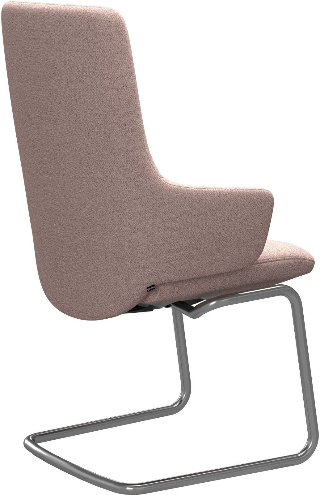 Stressless® Polsterstuhl Laurel, High Back mit Armlehne, Größe L, mit Beinen aus Stahl in Schwarz matt
