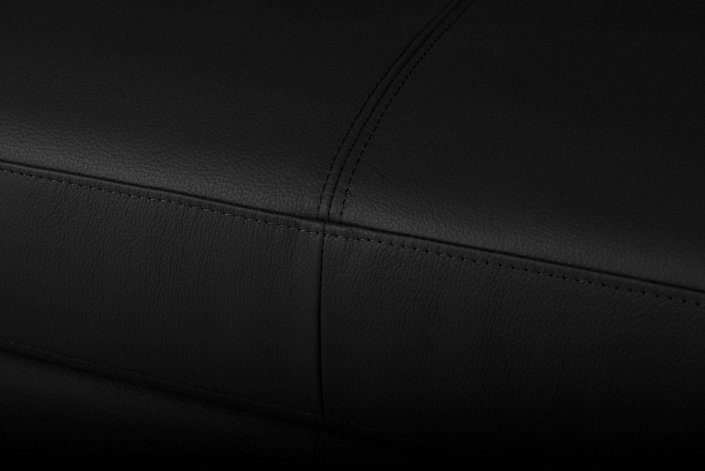 GEPADE Ecksofa »Laura« Leder Schwarz Recamiere links
