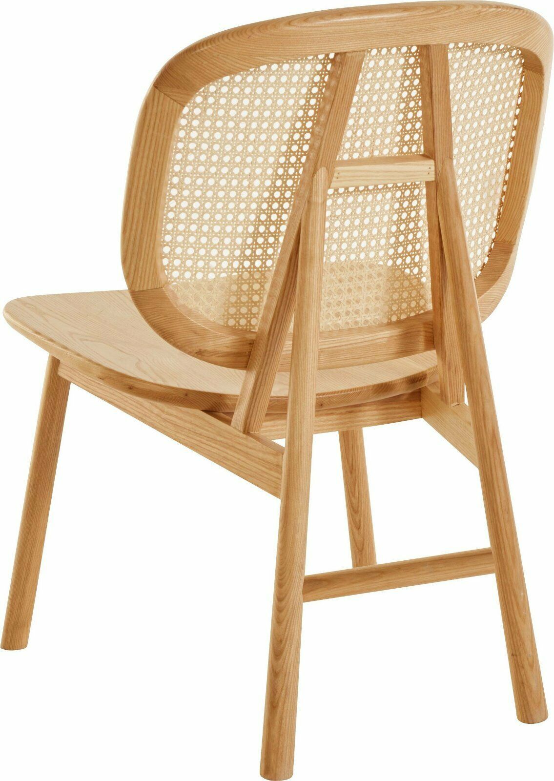 LeGer Home by Lena Gercke Stuhl »Amy«, Massivholz,Rattaneinsatz