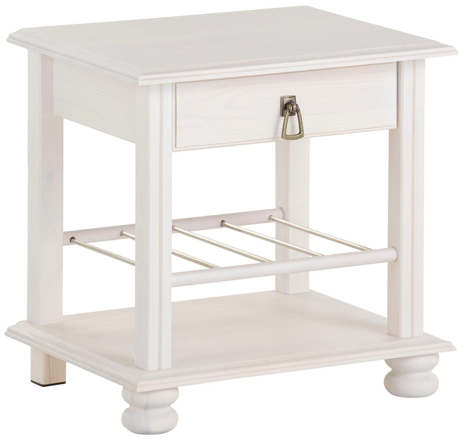 Home affaire Nachtkommode Mitu, aus massiver Kiefer