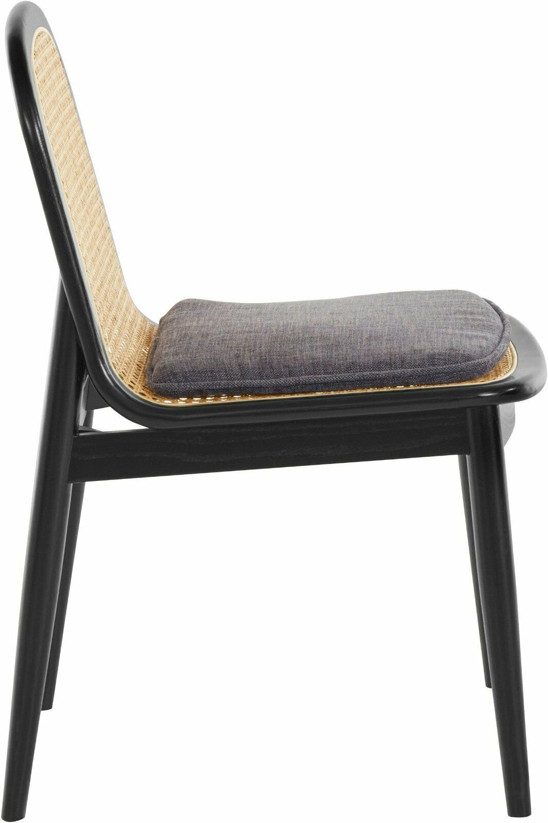 Essgruppe »Mavie« Set, 5-tlg Massivholz mit Rattaneinsatz