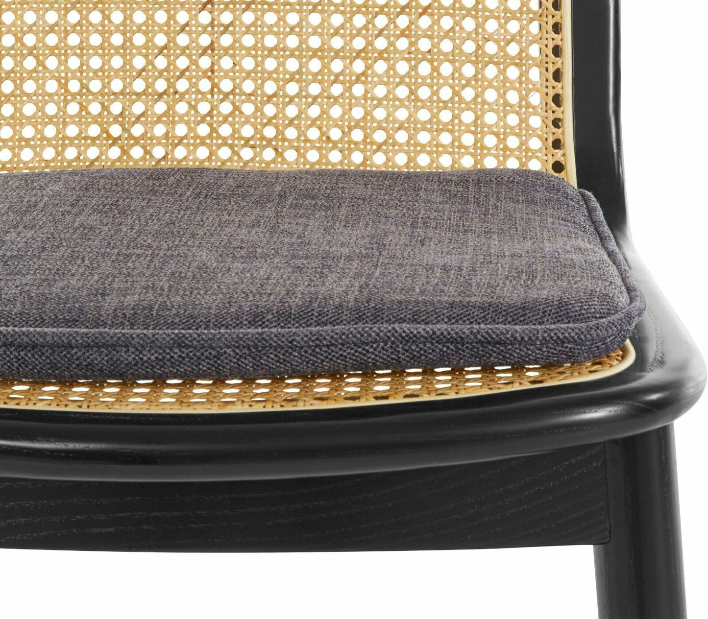 Essgruppe »Mavie« Set, 5-tlg Massivholz mit Rattaneinsatz