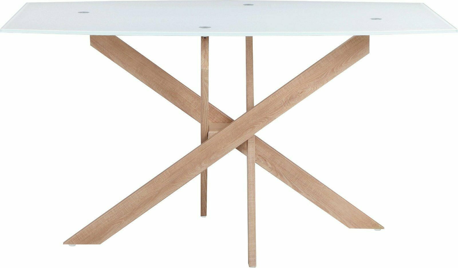 INOSIGN Esstisch »Kairi« 140cm Natur/Weiß | Natur | Marmoroptik