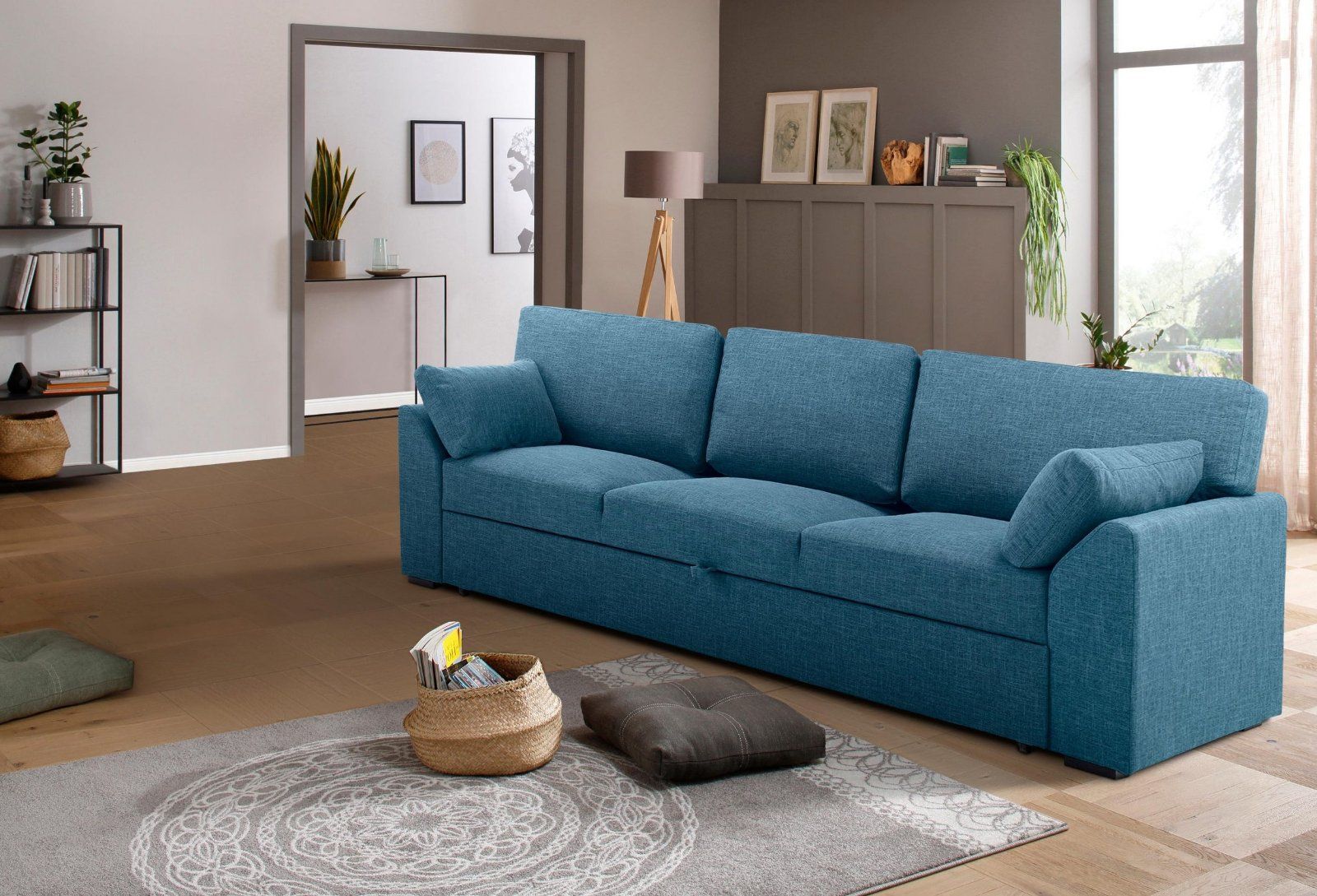 Premium collection by Home affaire Schlafsofa »Garda« in blau