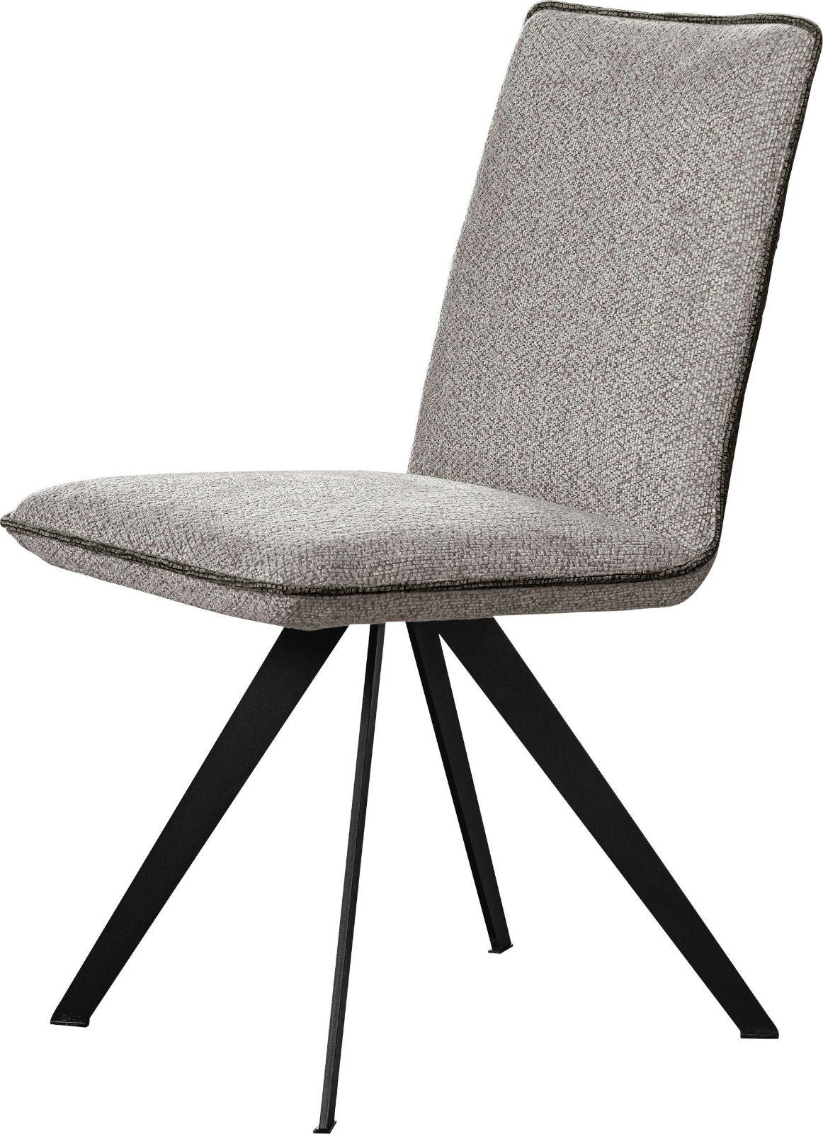 Home affaire Polsterstuhl Mao, Metallgestell hellgrau Creed 9038