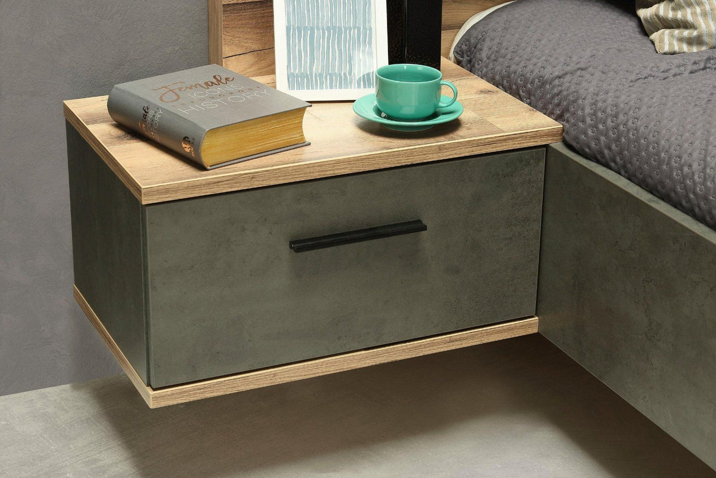 Schlafzimmer-Set »Ricciano« Schwebetürenschrank 270cm,Bett 180cm