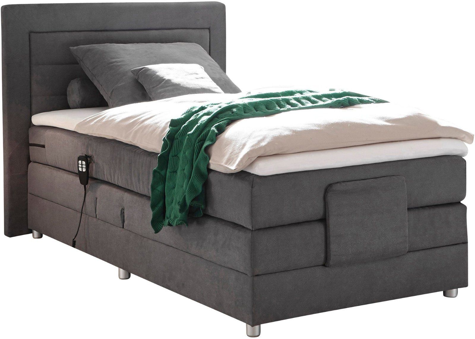 Boxspringbett »Saba 2«, inkl. Motor und Topper 100x200cm