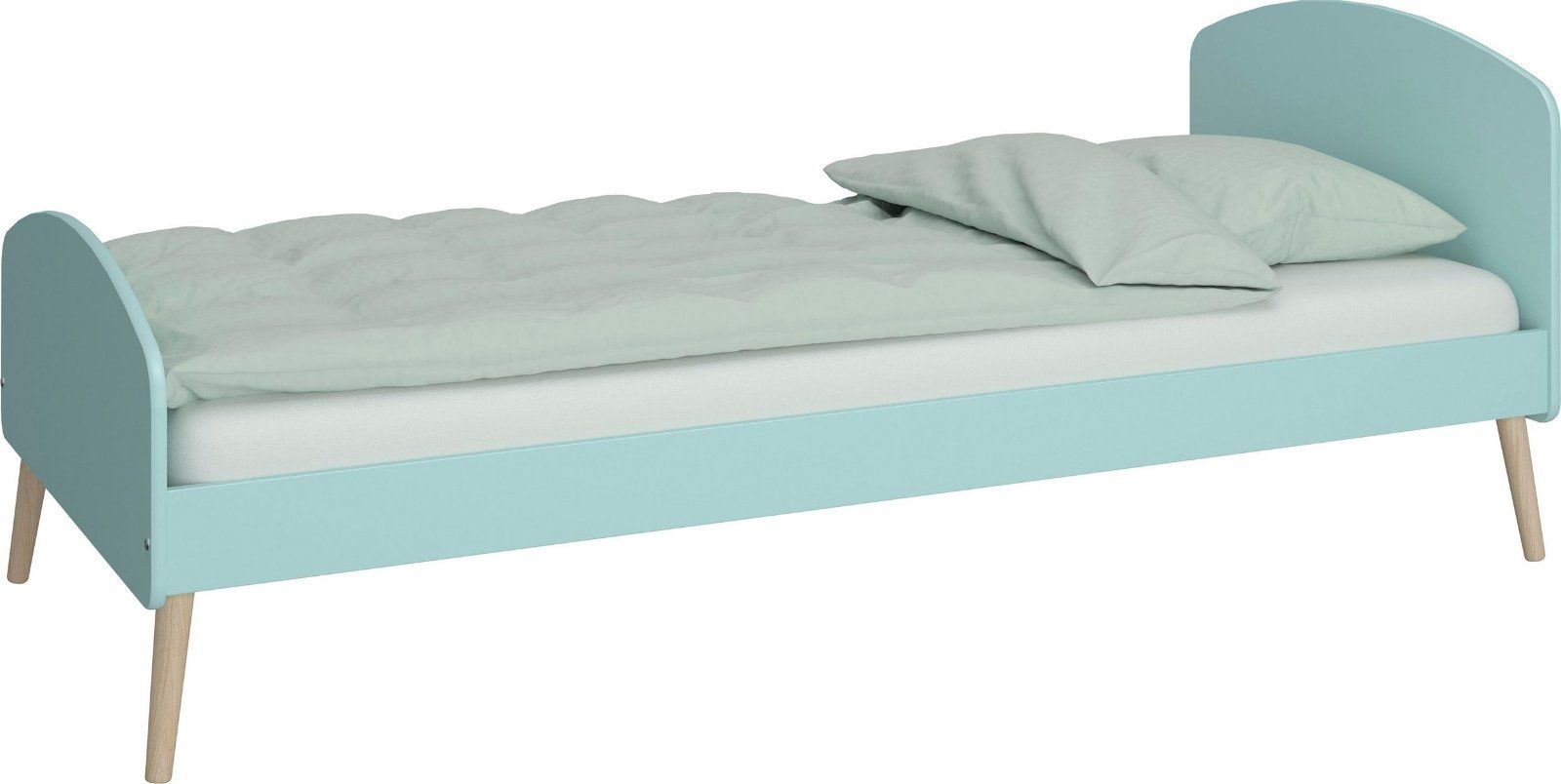 andas Bett GAIA,in skandinavischem Design Farbe Cool Mint