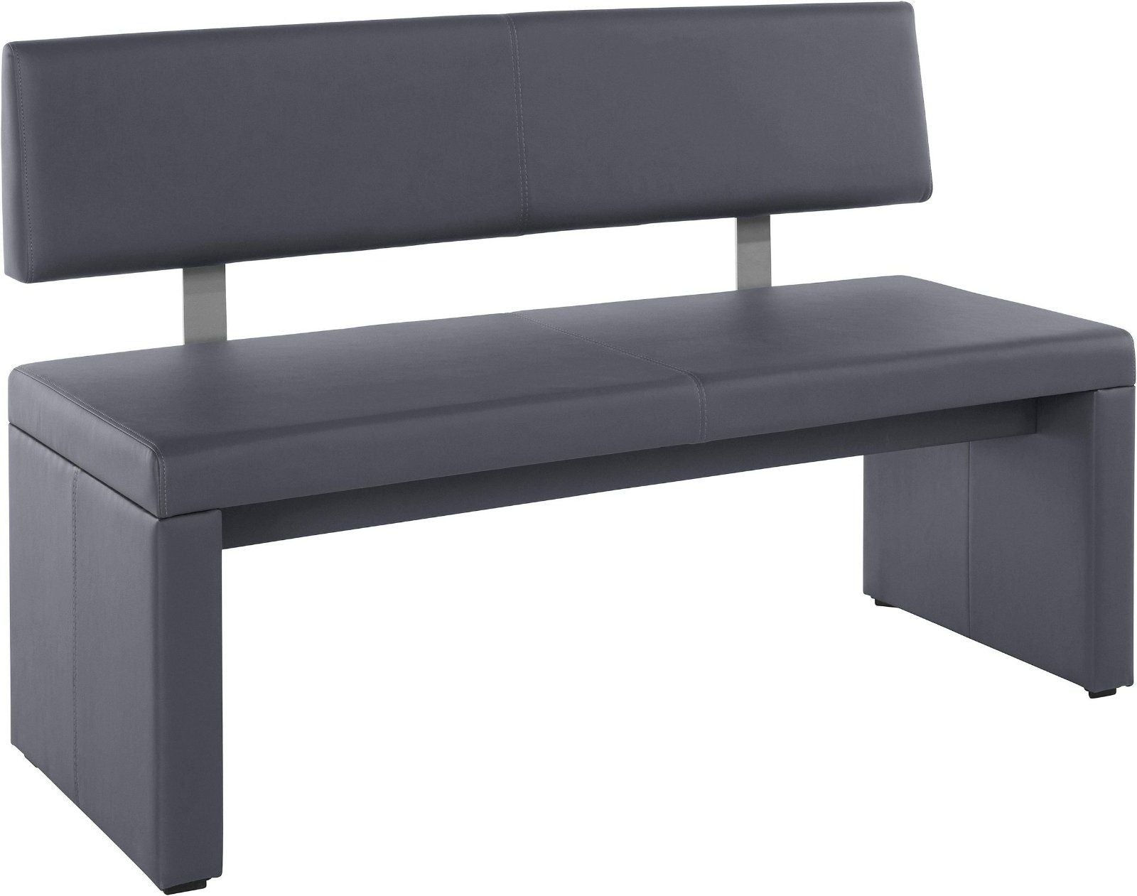 Home Affaire Sitzbank Charissa, mit Lehne, Breite 160cm in grau