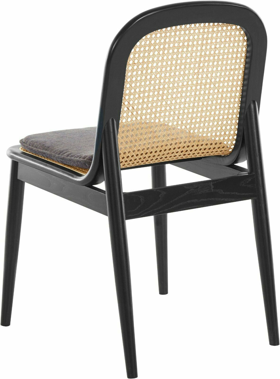 Essgruppe »Mavie« Set, 5-tlg Massivholz mit Rattaneinsatz
