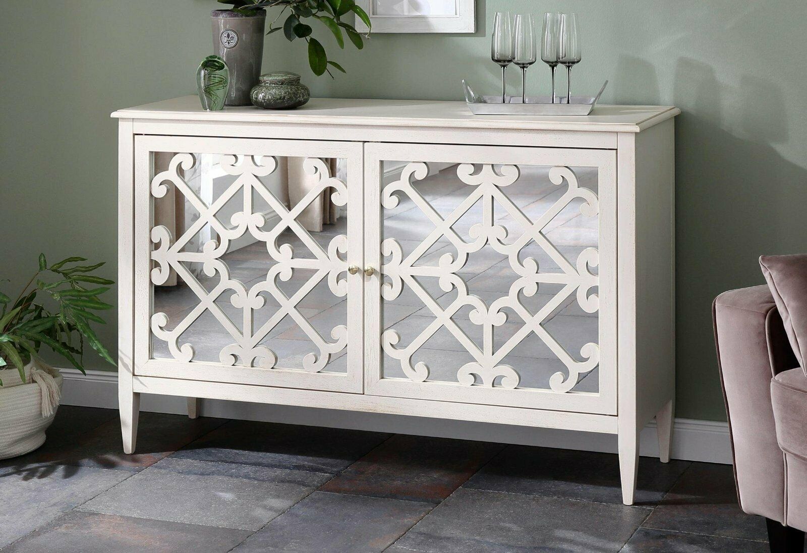 Home affaire Sideboard »Asse«, aus edlem massivem Magnolienholz