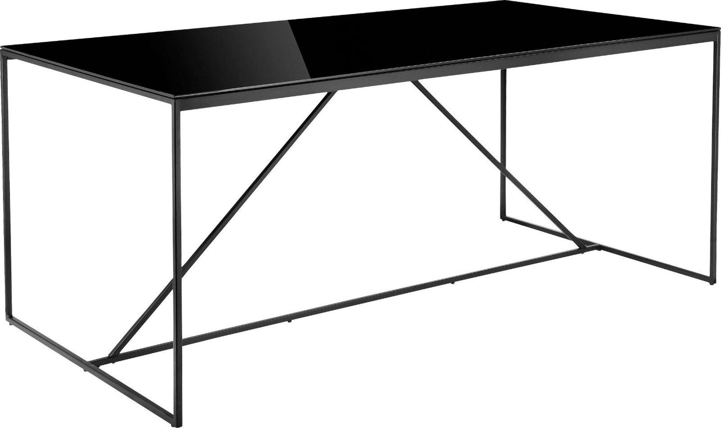 Esstisch »Esra«, Gestell aus Metall, Tischplatte aus Glas