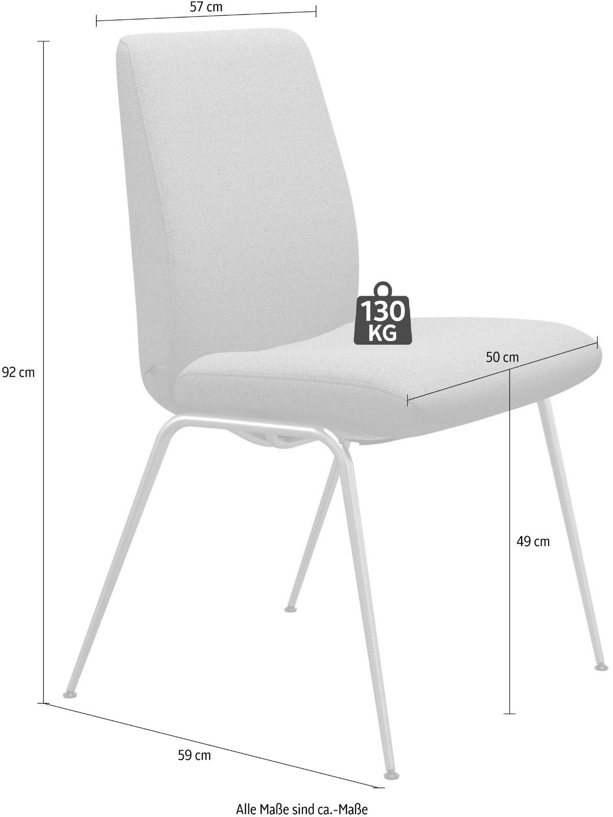 Stressless® Polsterstuhl »Laurel«, 3Stück Größe L Leder BATICK