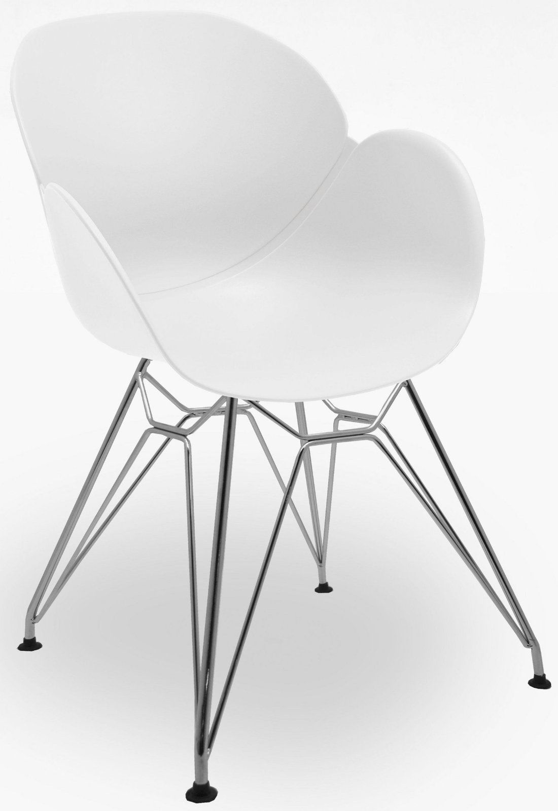 NIEHOFF SITZMÖBEL Schalenstuhl SUSHI 4er set mit Trapezgestell