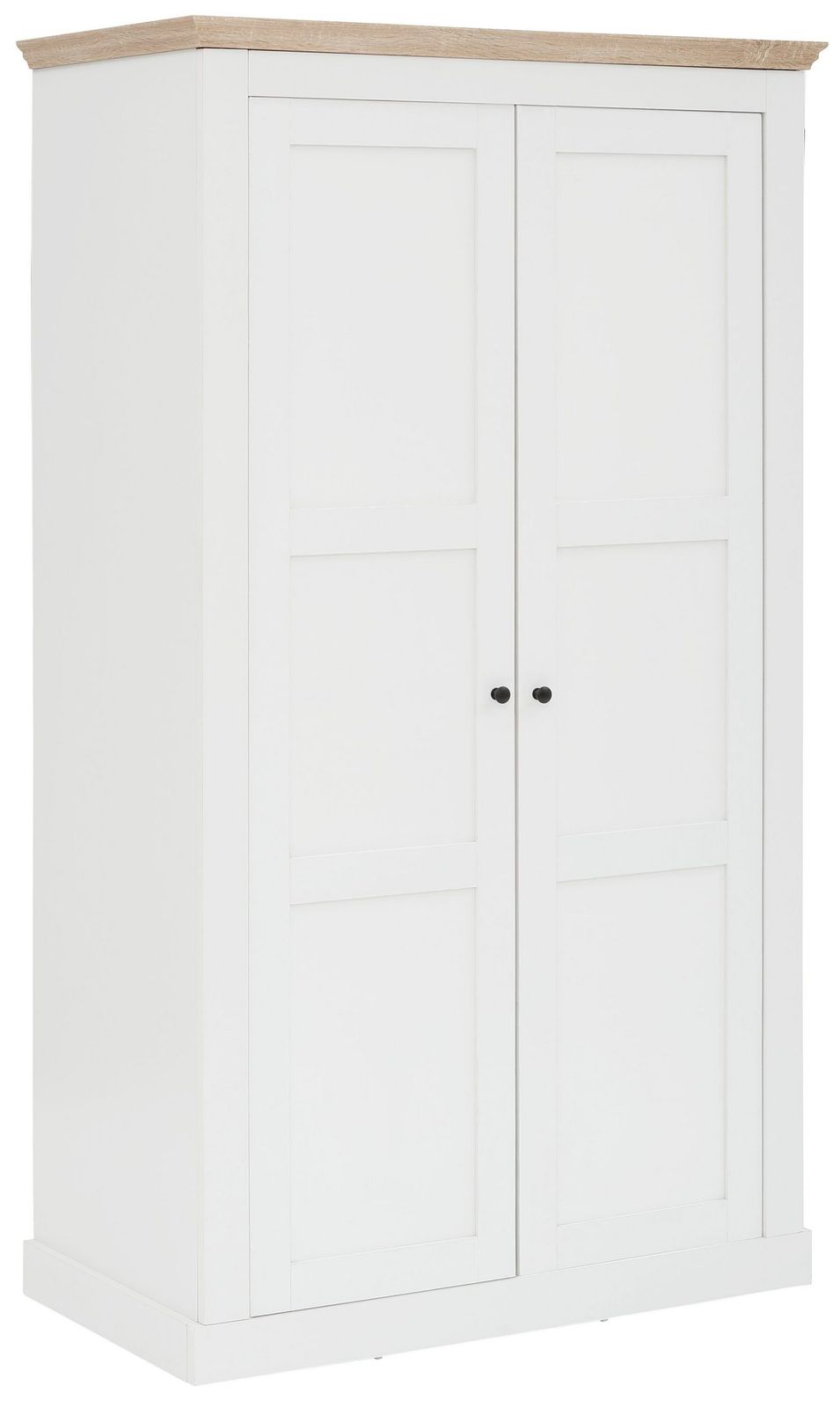 Home Affaire Kleiderschrank Clonmel im Landhaus-Design, weiß, 100cm