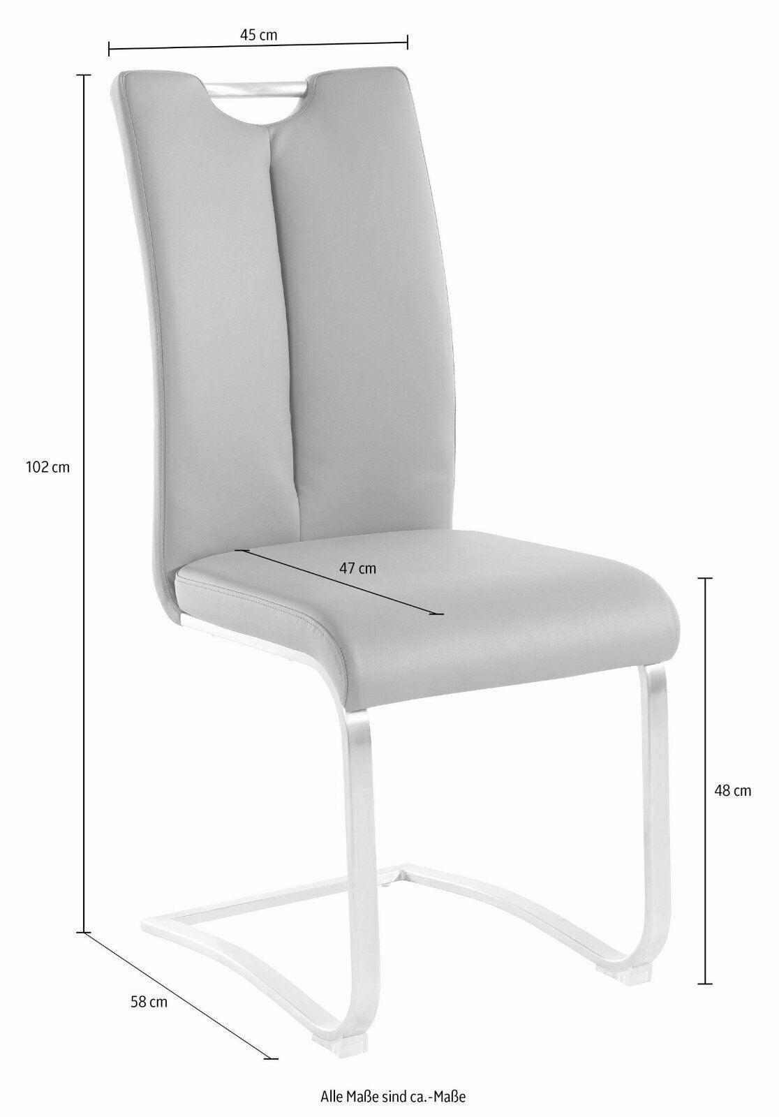 Freischwinger »Artos« Set, 4 Stück, Stuhl bis 140 Kg belastbar
