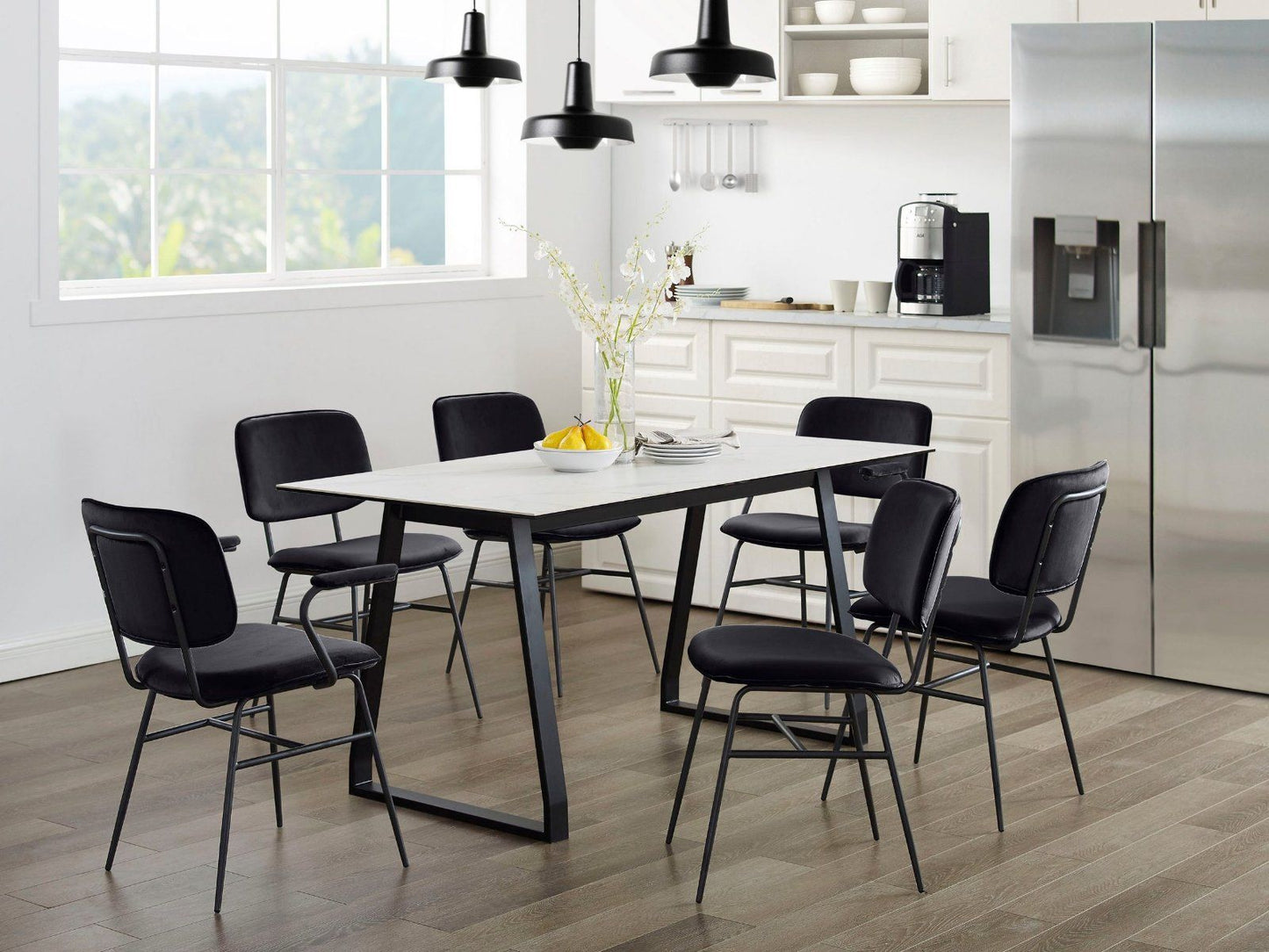 COUCH♥ Esstisch »Tafelfreude«, Tischplatte aus Keramik und Glas