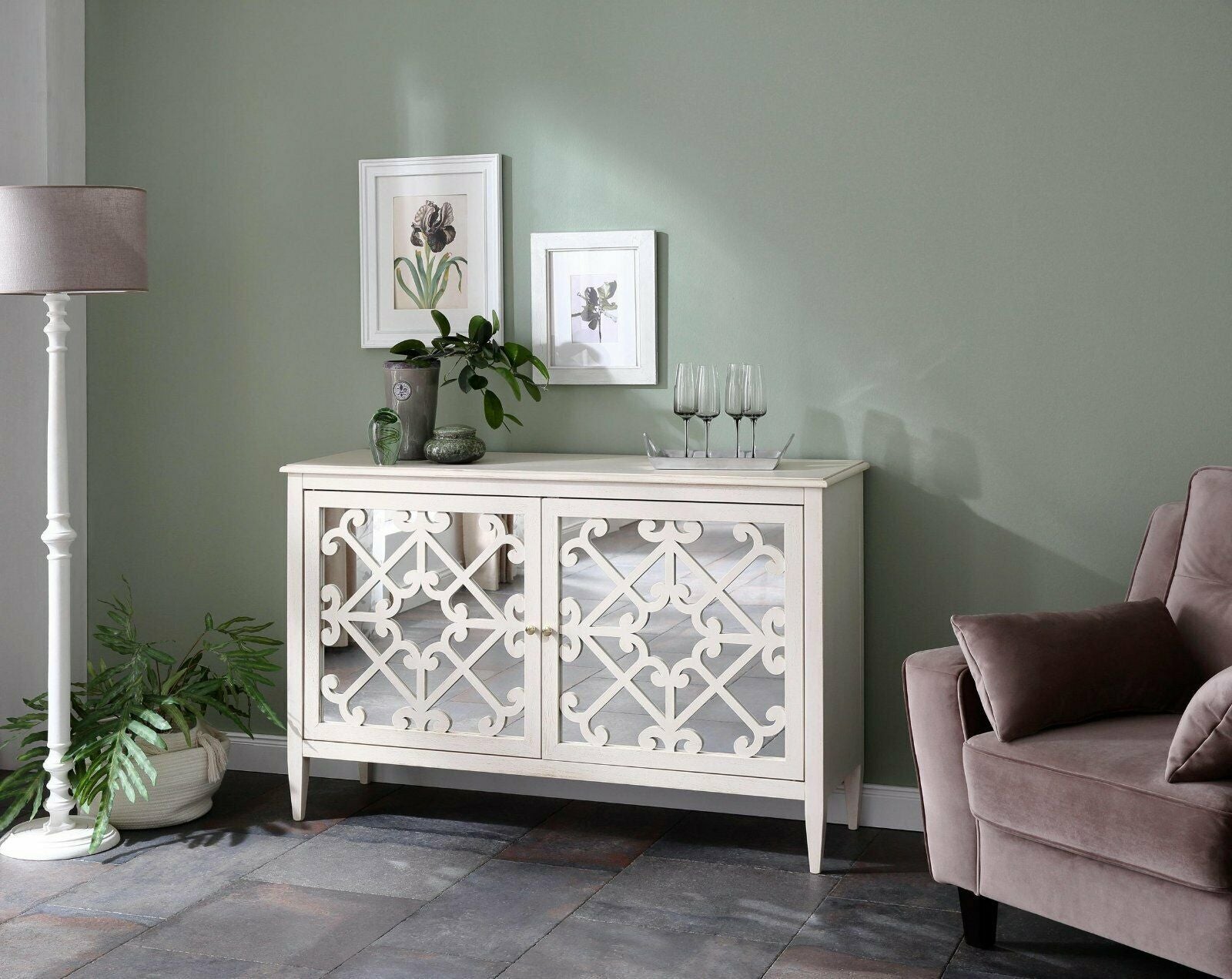Home affaire Sideboard »Asse«, aus edlem massivem Magnolienholz