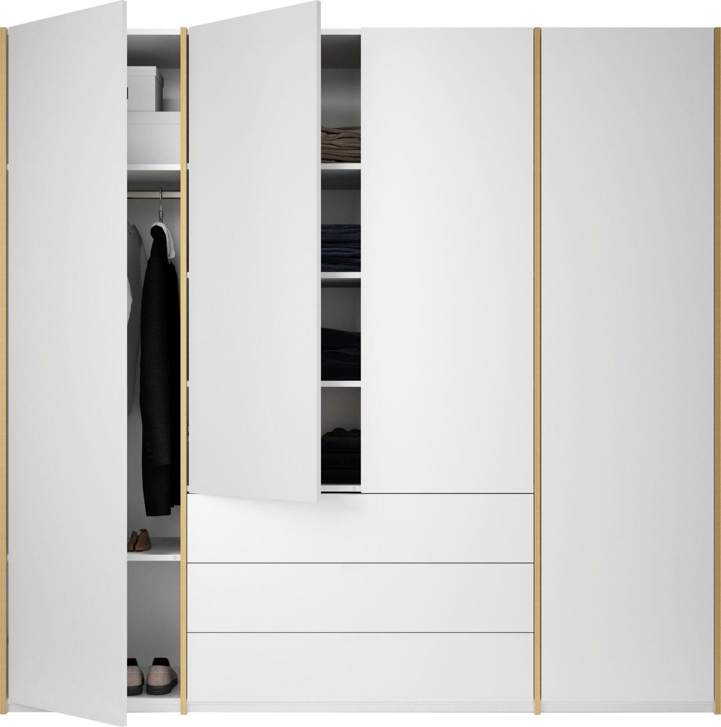 Müller SMALL LIVING Drehtürenschrank Modular Plus Variante 5