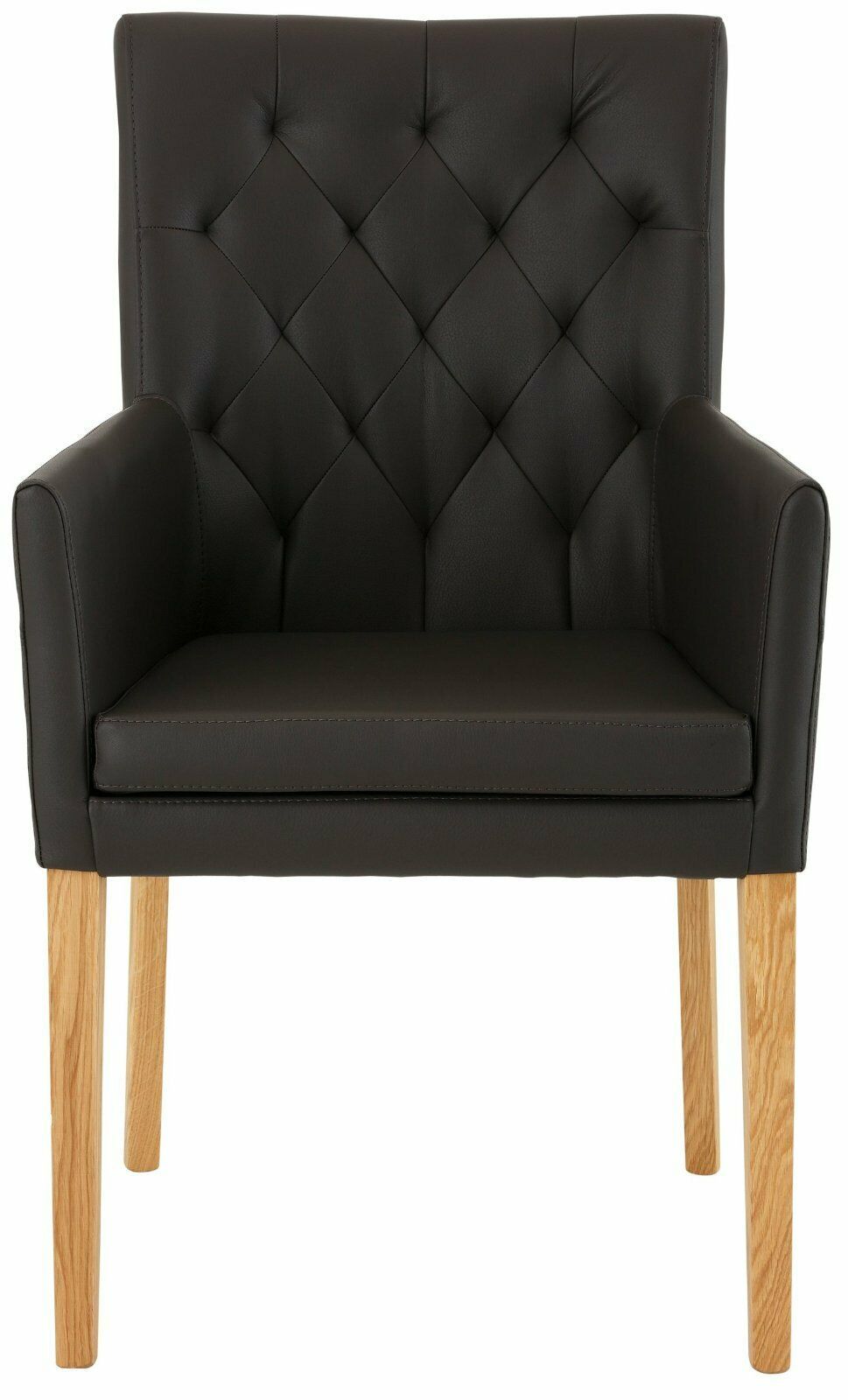 Home affaire 6er-Set Stuhl »Colorado« Kunstleder dunkelbraun