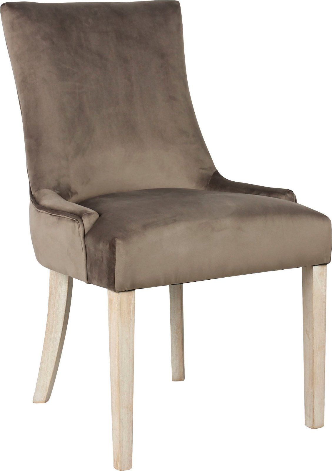 Esszimmerstuhl »Naperville« 2er-Set Gummibaum-Birke braun