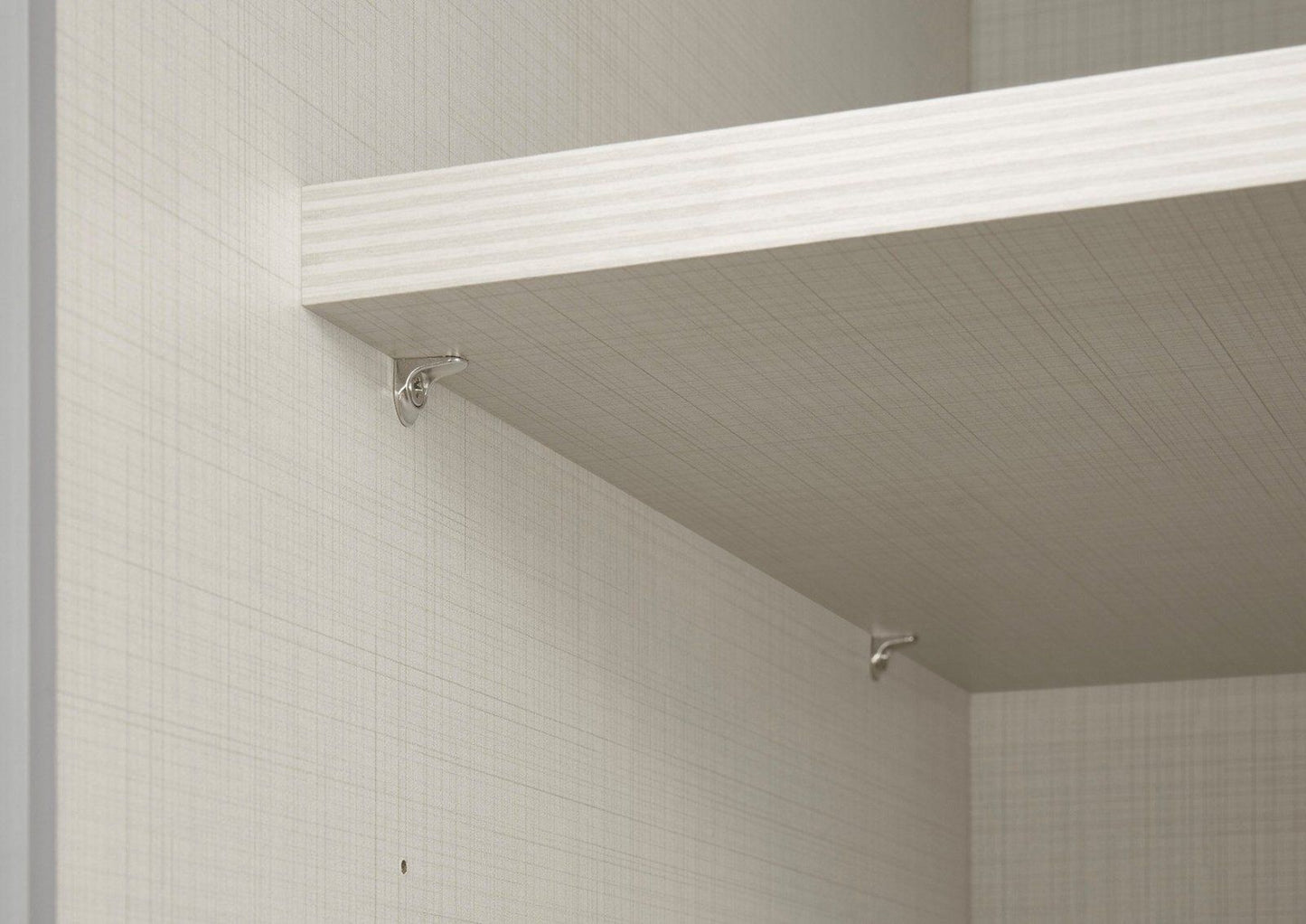 STAUD Schwebetürenschrank Sinfonie Plus Mit Spiegeltür Weiß Dekor