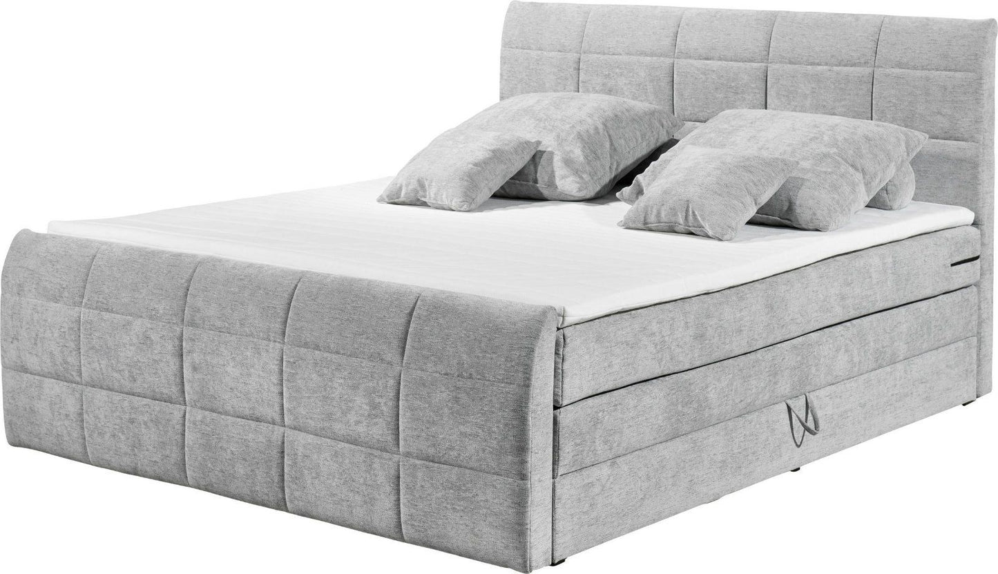 Boxspringbett Sacramento,180cm inkl. zwei Bettkästen und Topper
