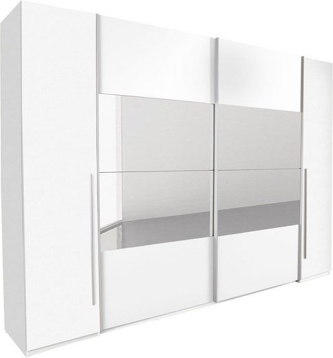 Schwebetürenschrank Mega mit Dreh- und Schwebetüren