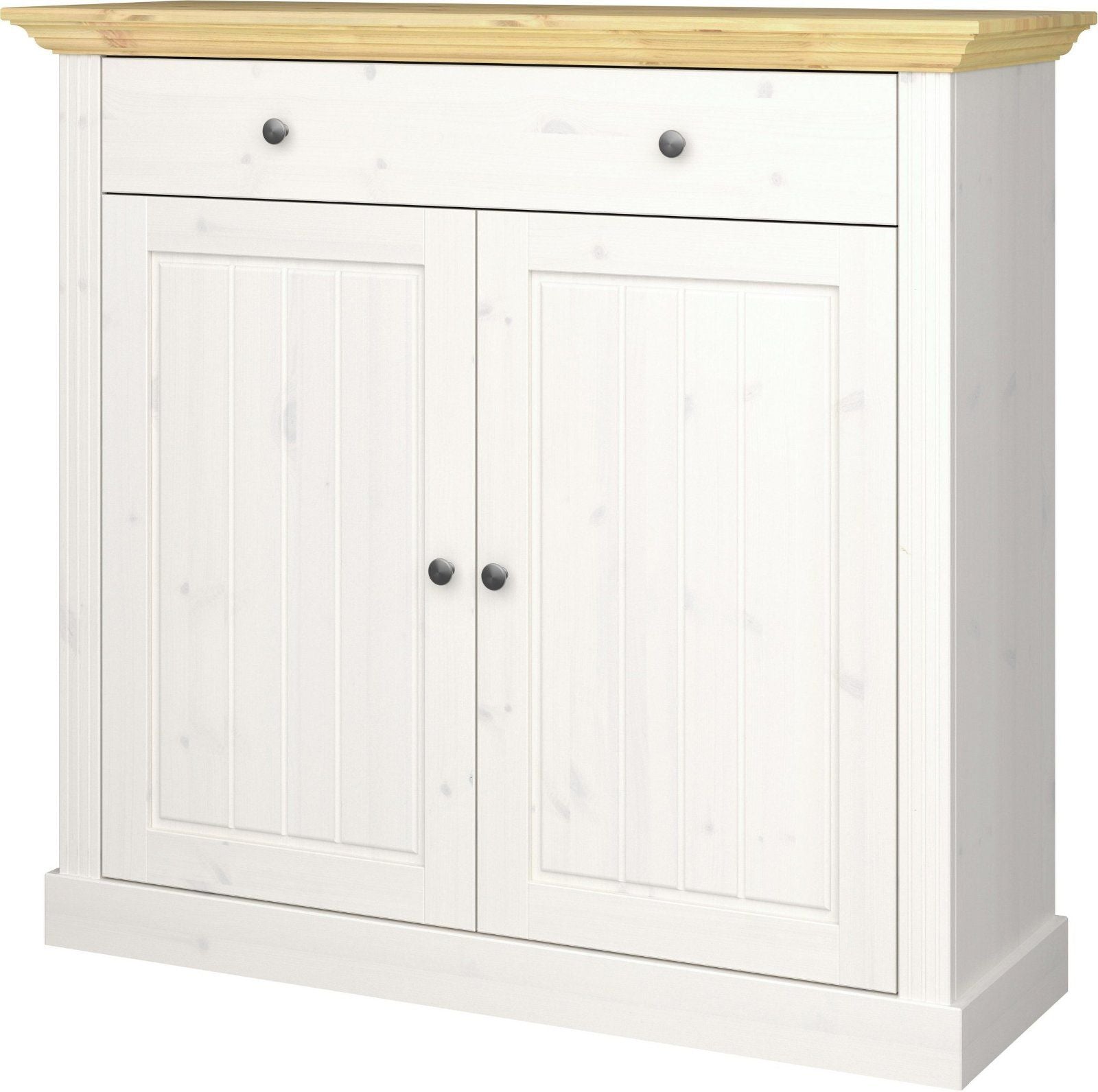 Home affaire Schuhschrank Monaco 188 Massivholz in weiss/gelaugt