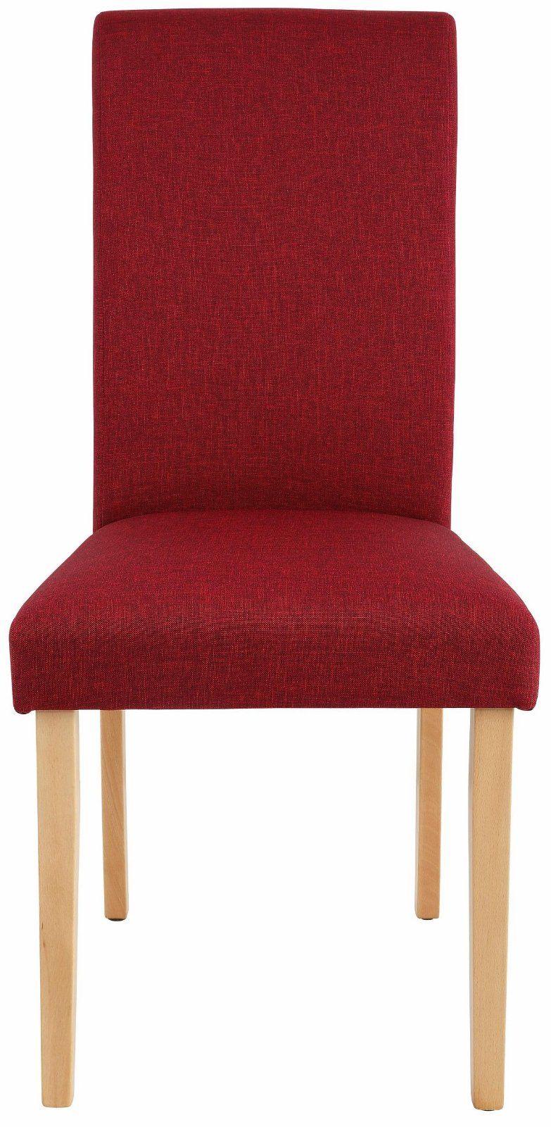 Home affaire 4-Fußstuhl »Roko Tiago« 2er Set in rot