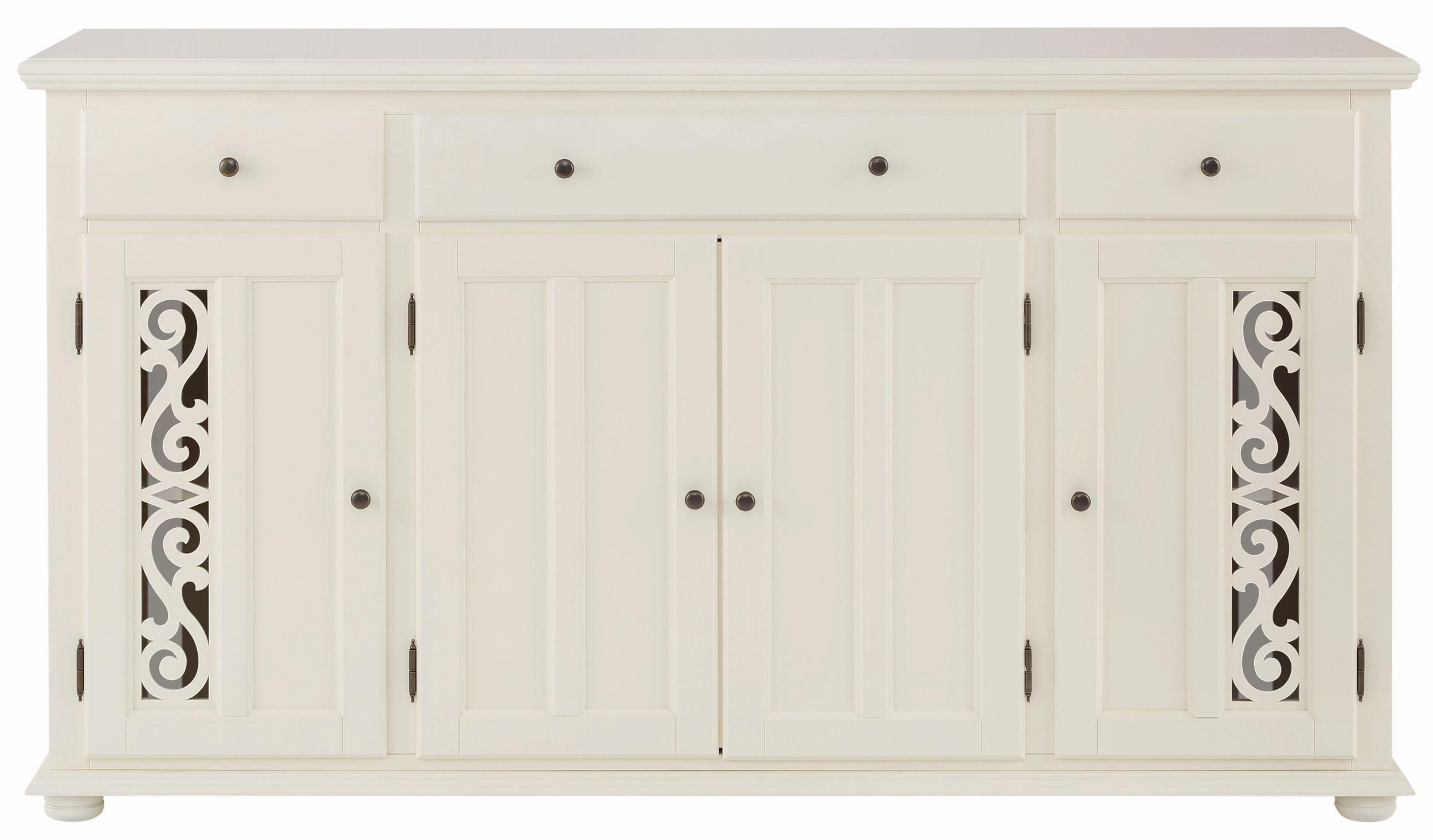 Home affaire Sideboard »Arabeske« mit dekorativen Fräsungen