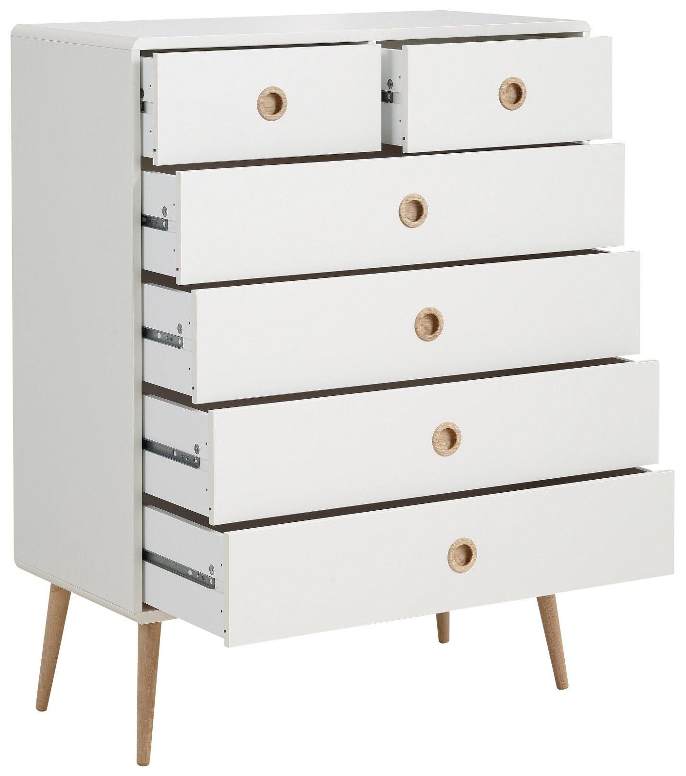 Home affaire Kommode »Softline«, im Retro Look, Breite 81,5 cm
