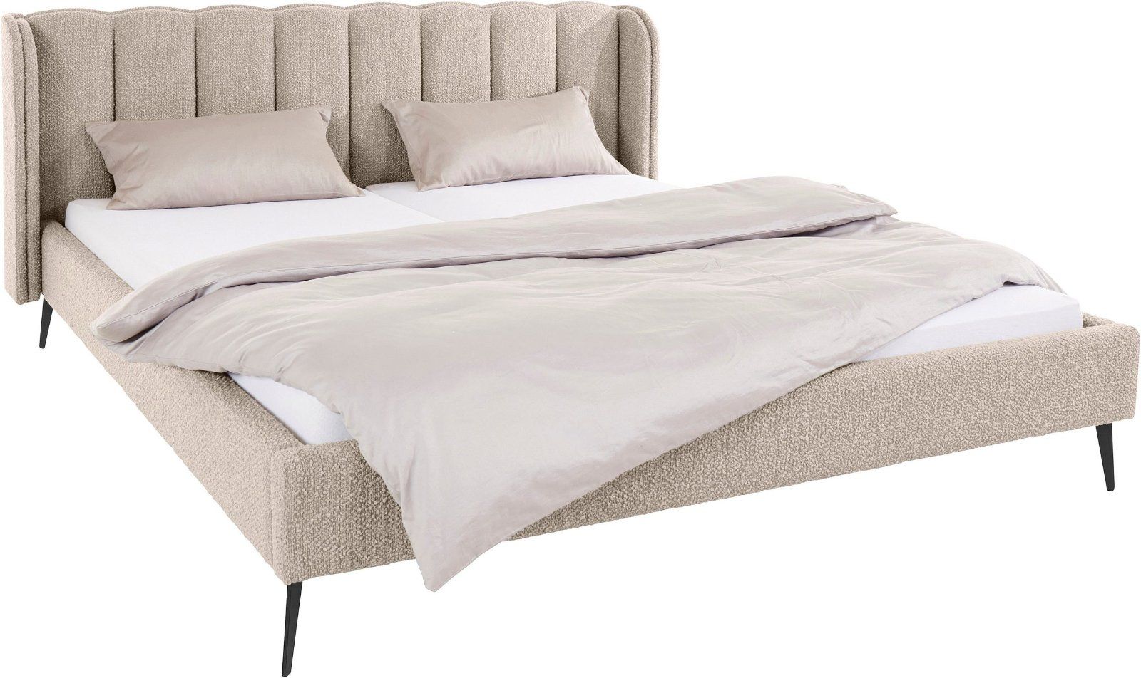 LeGer Home by Lena Gercke Polsterbett Dorly in taupe