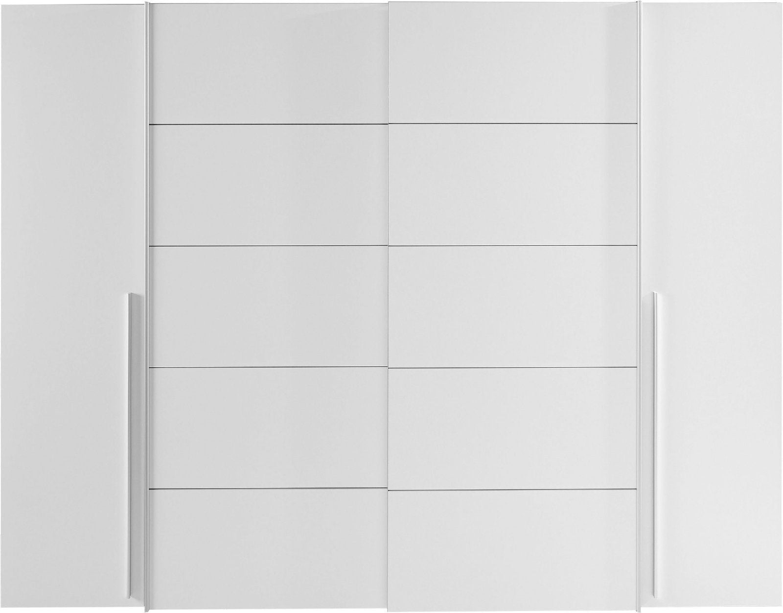 Dreh-/Schwebetürenschrank »Narago« 270cm Weiß