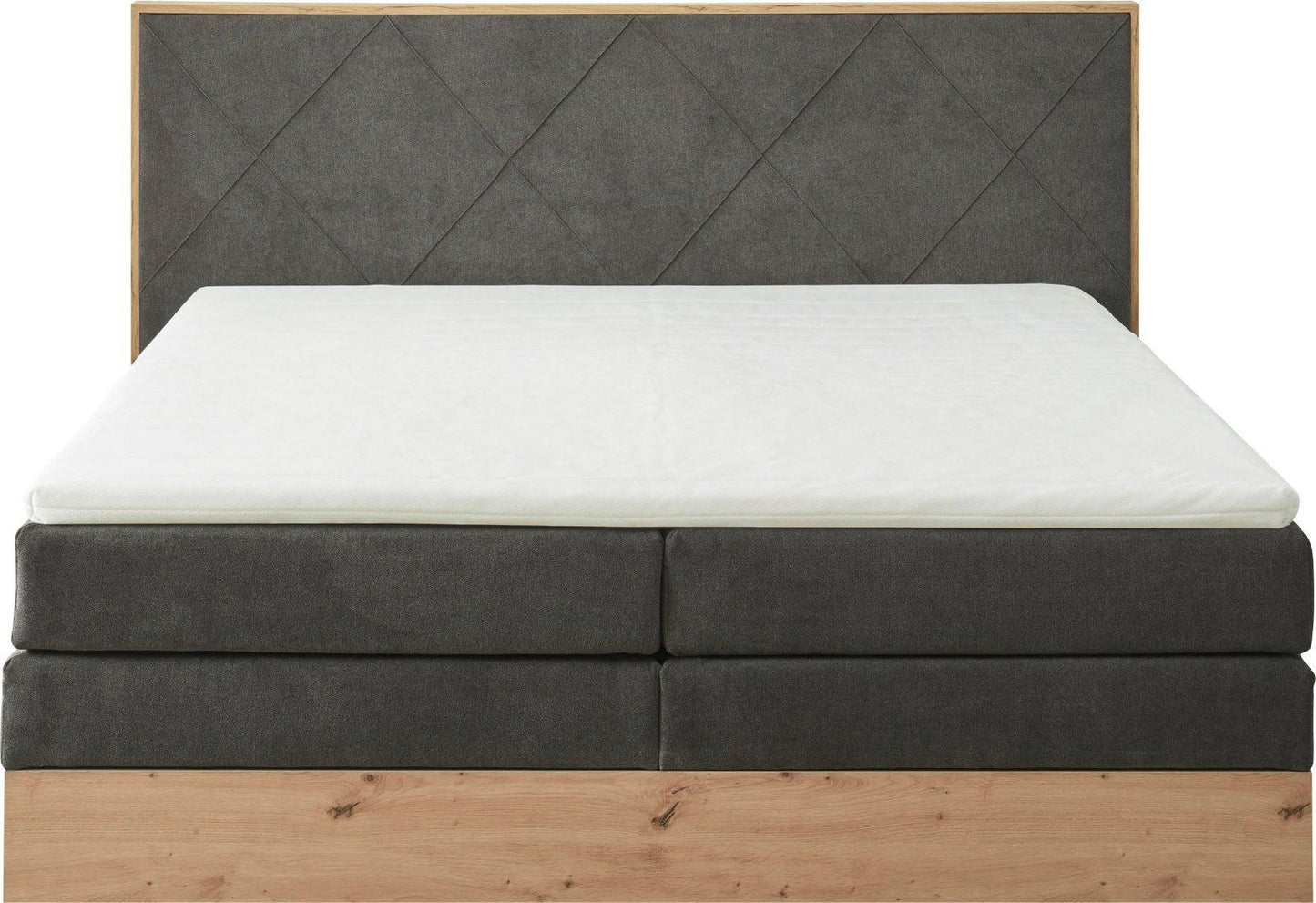 Boxspringbett »Bellevue« 180x200cm inkl. Bettkasten und Topper