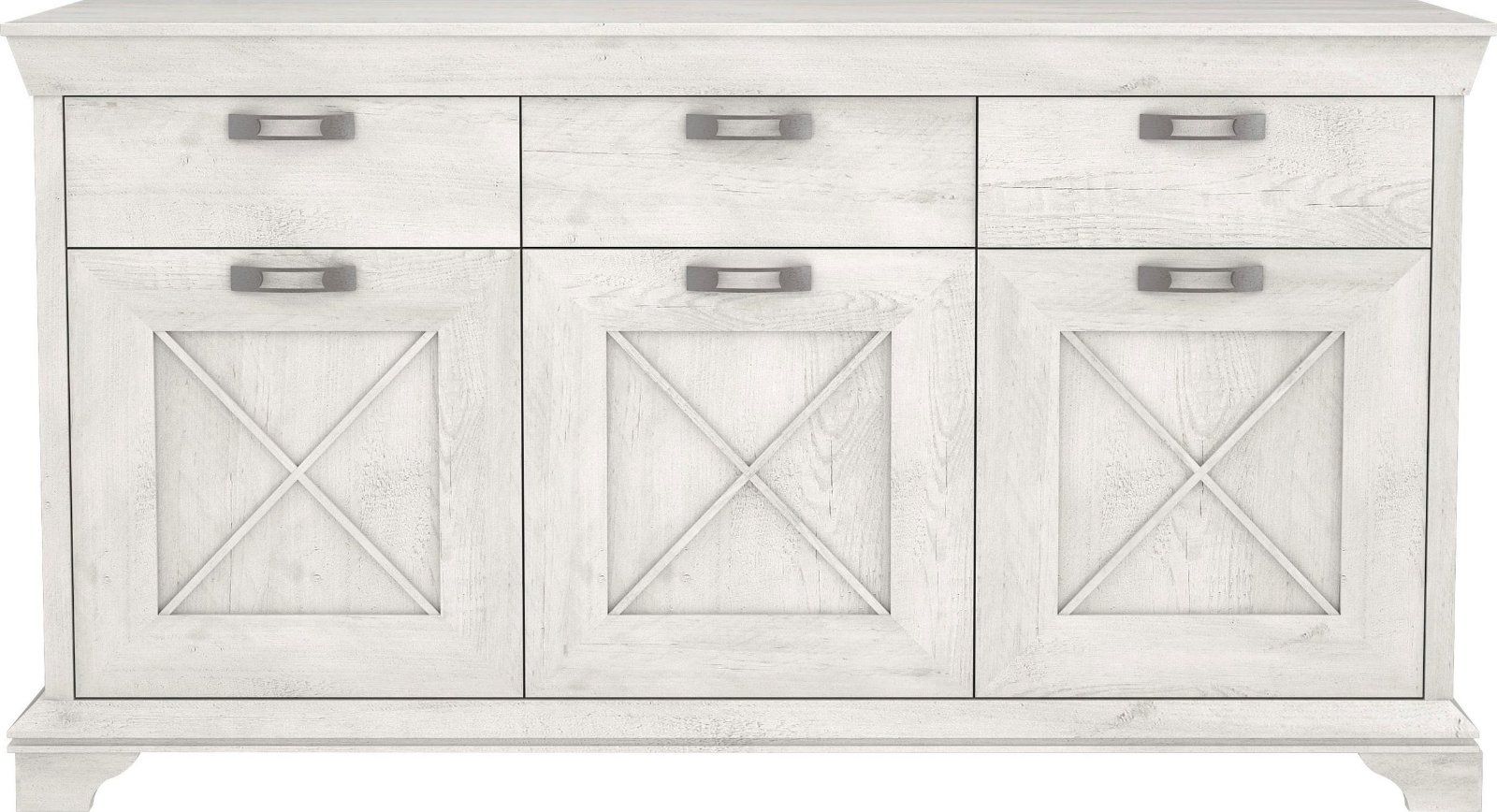 Kommode Kashmir, Breite 178 cm in Pinia Weiss