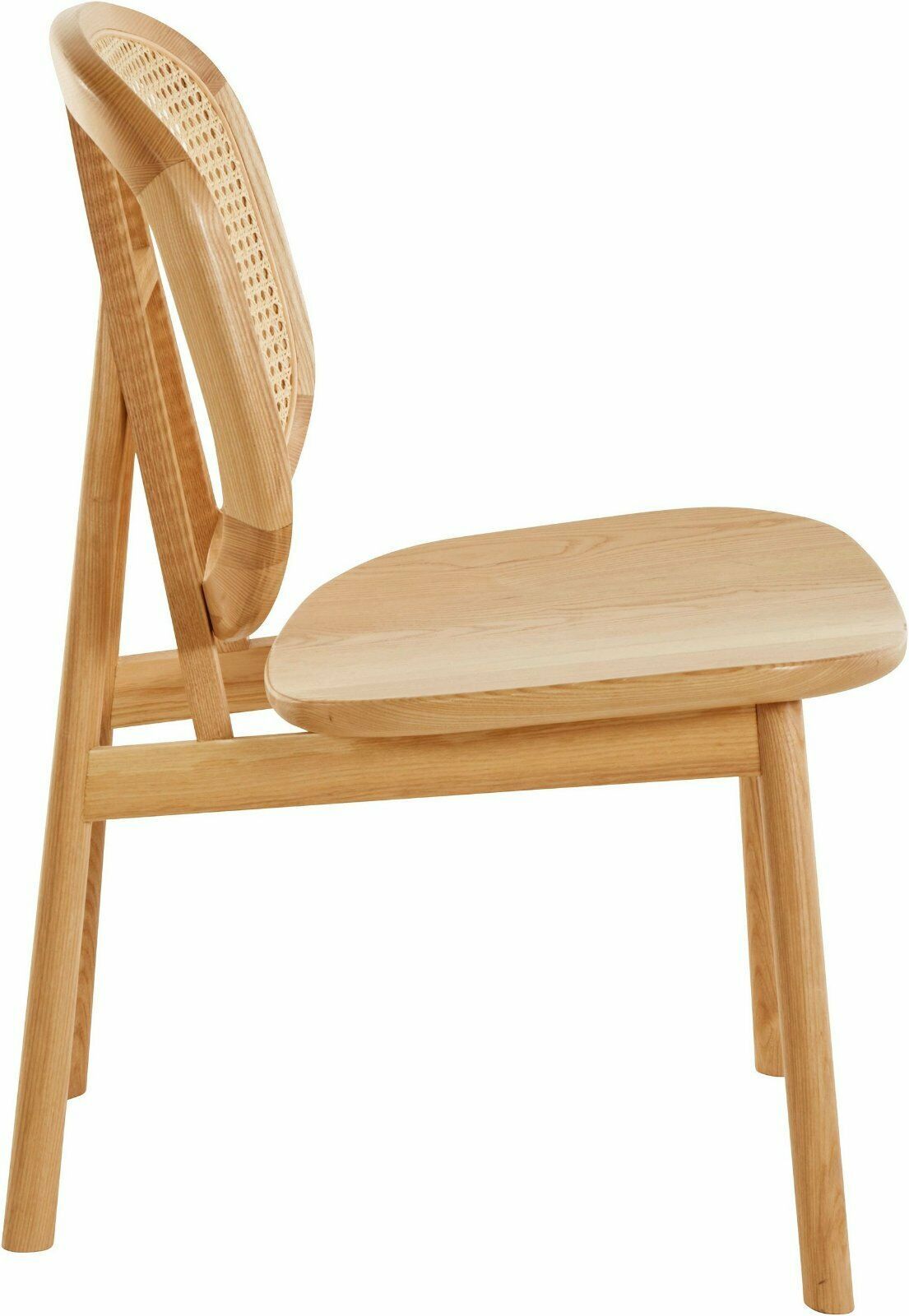 LeGer Home by Lena Gercke Stuhl »Amy«, Massivholz,Rattaneinsatz