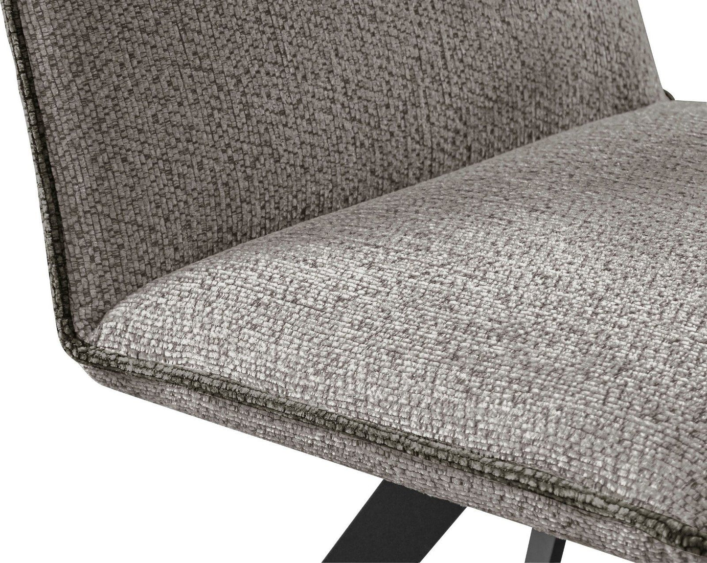 Home affaire Polsterstuhl Mao, Metallgestell hellgrau Creed 9038
