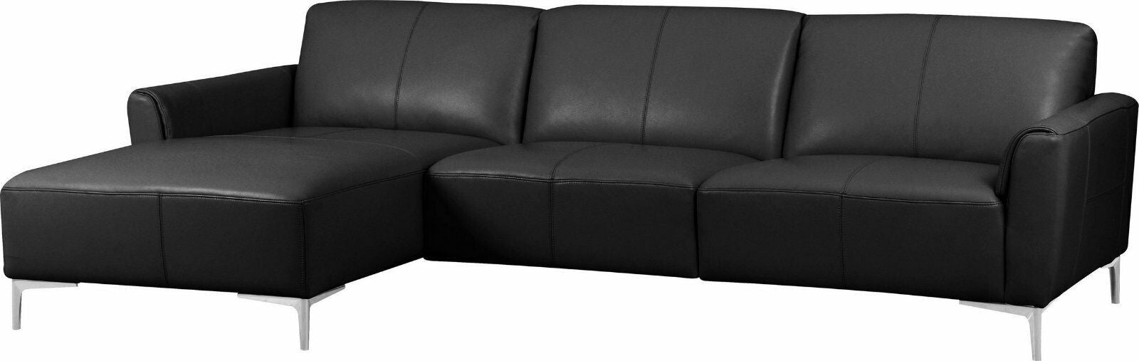 Places of Style Ecksofa »Akron«, modernes Design NaturLEDER®