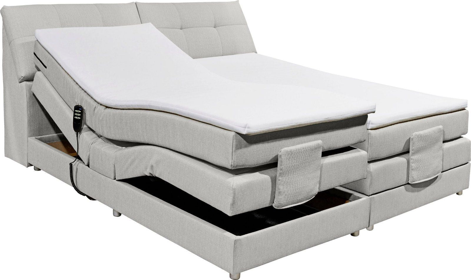 Boxspringbett Concord inkl. Motor, 180x200cm, mit Topper