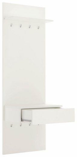 Garderobenpaneel »Skini« mit 8 Haken und Schubkasten