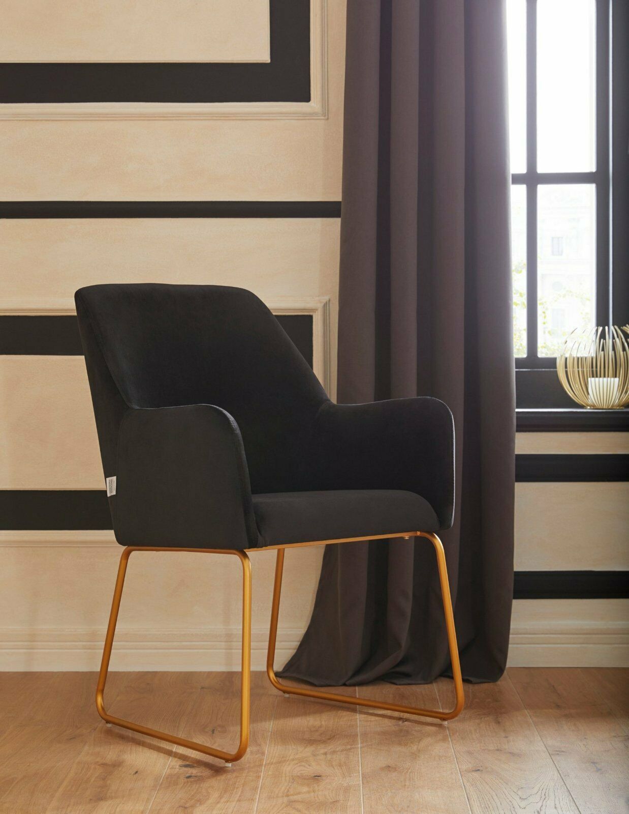 Guido Maria Kretschmer Home&Living Stuhl »Lorient« Farbe: schwarz