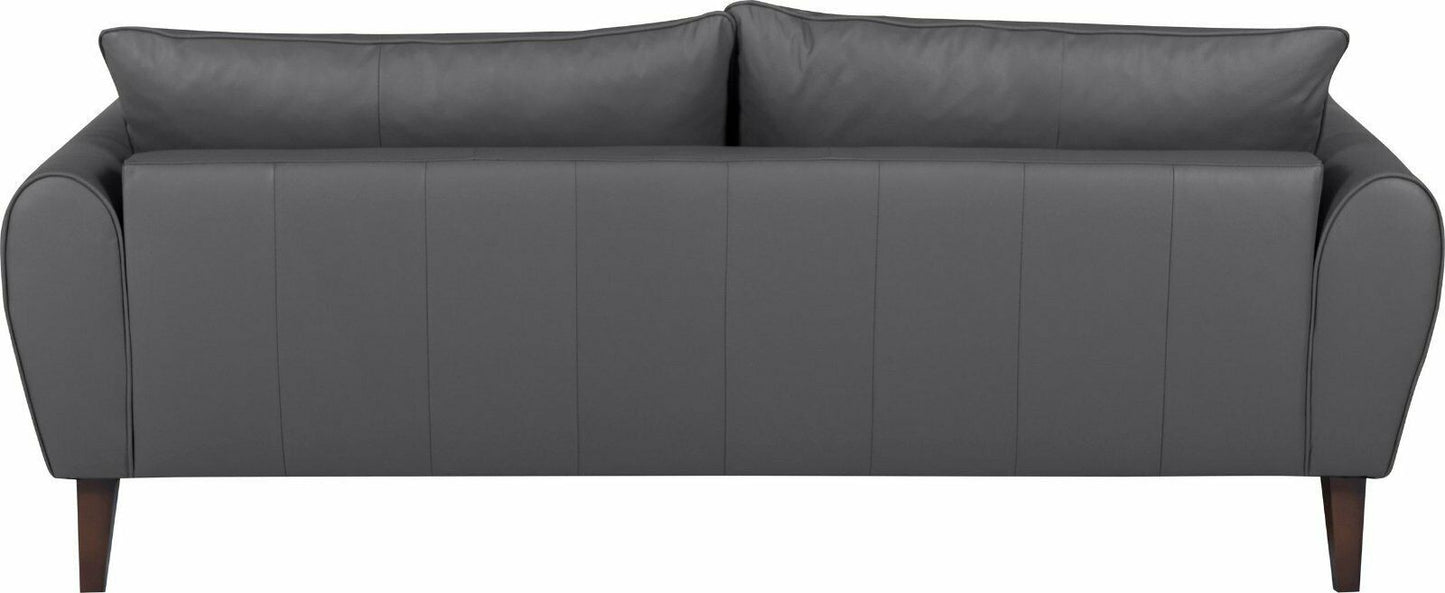 GEPADE 3-Sitzer Echtleder Farbe: Grau