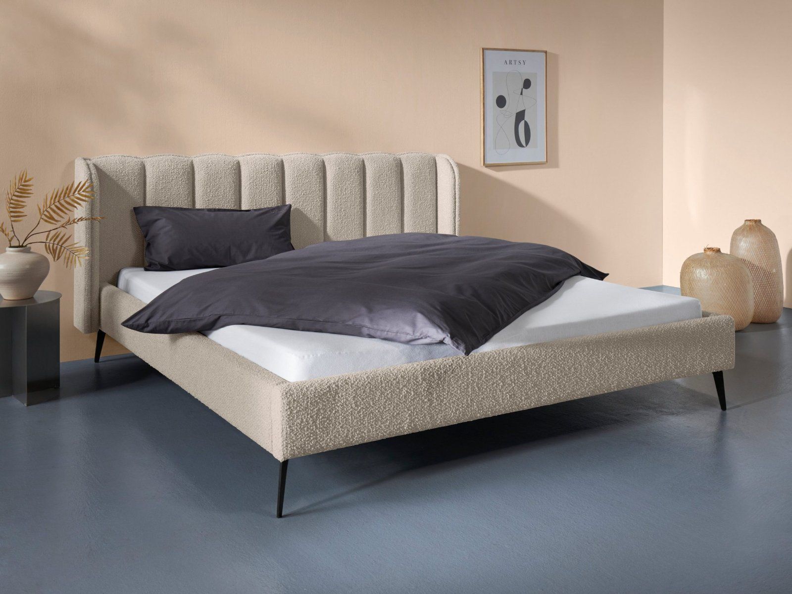 LeGer Home by Lena Gercke Polsterbett Dorly in taupe