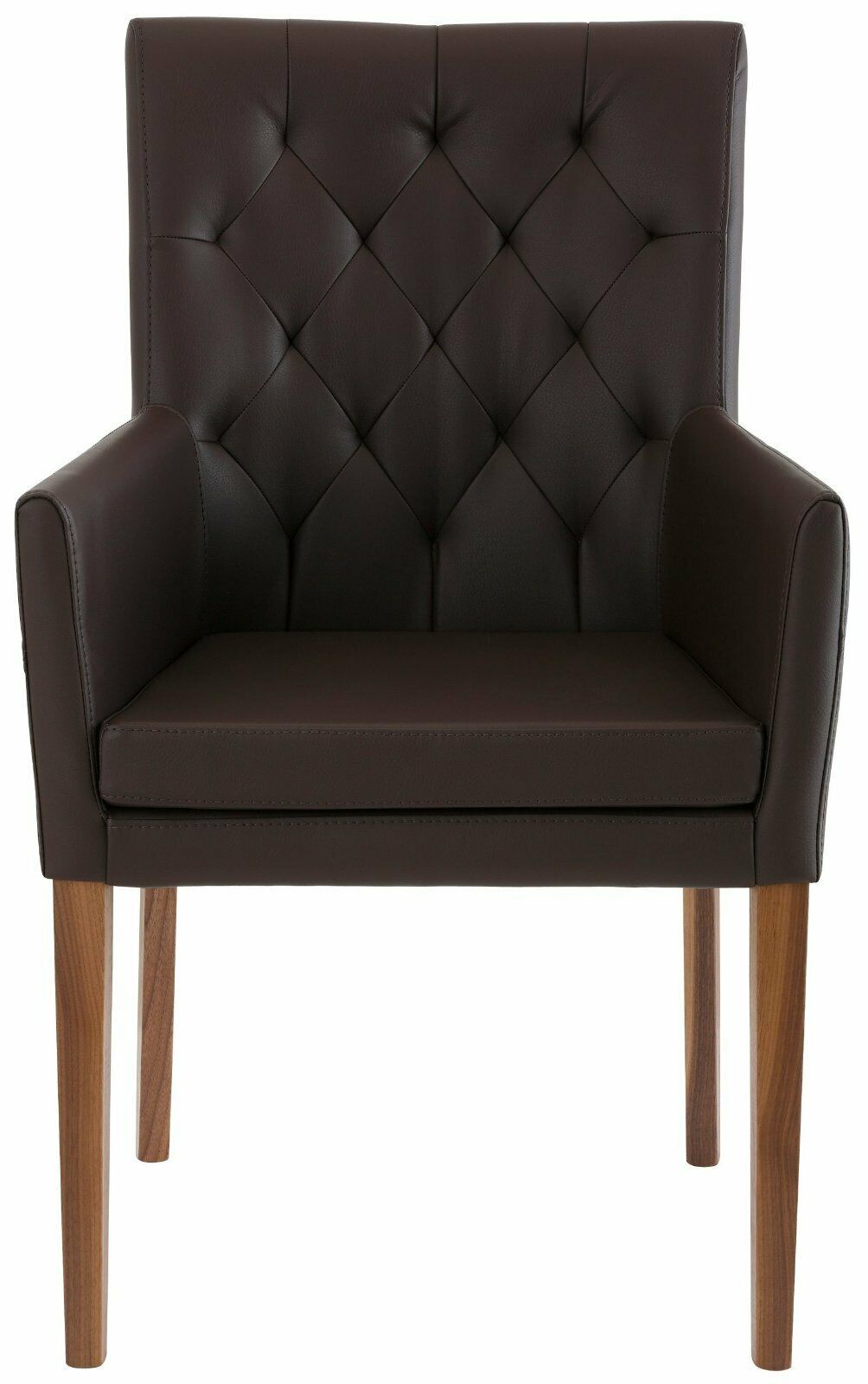 Home affaire 4-Fußstuhl »Colorado« Kunstleder braun